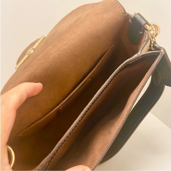 Coach Morgan Saddle Bag In Colorblock Signature Canvas CE565 - Picture 10 of 12